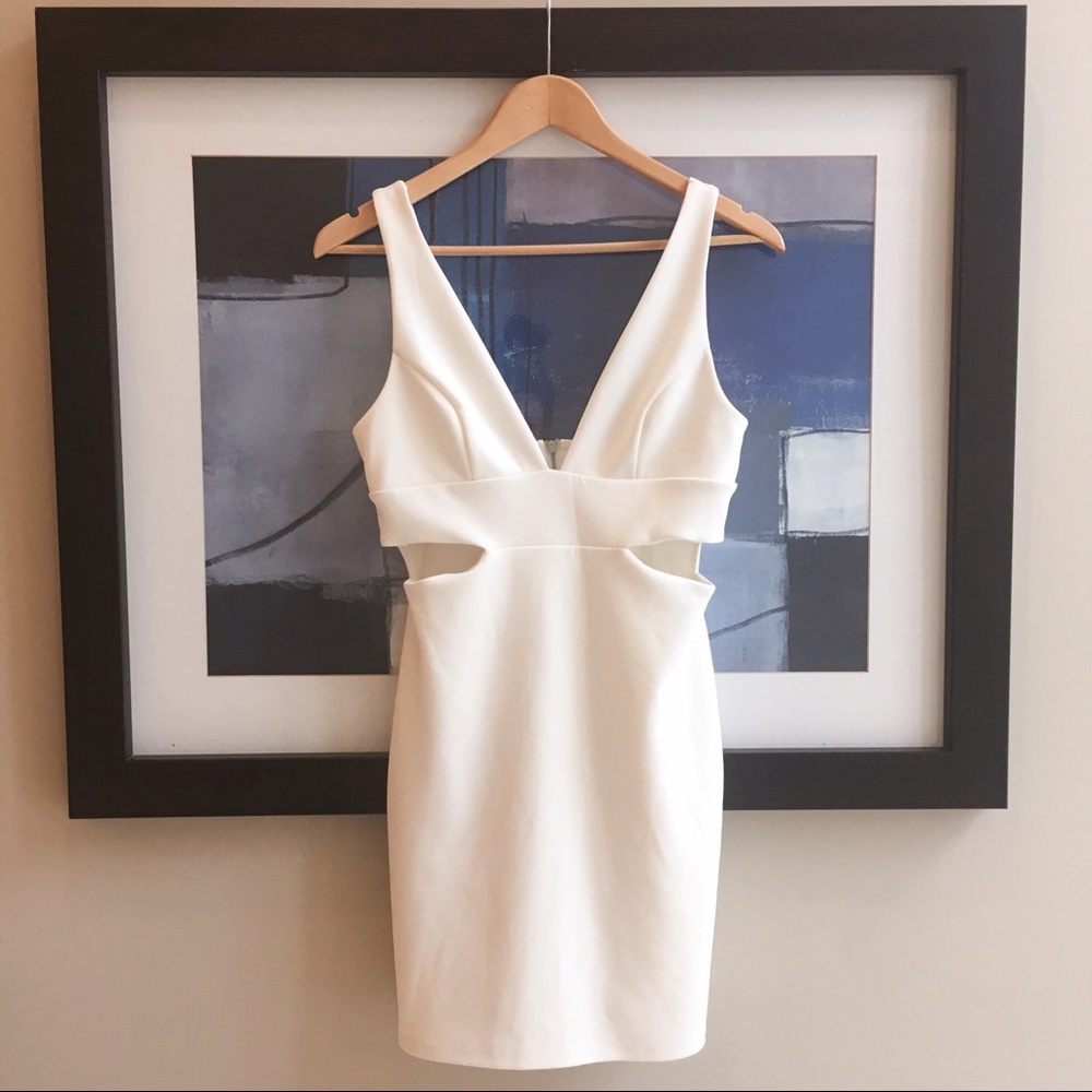 Topshop Mini Cutout Bodycon Dress 6 M